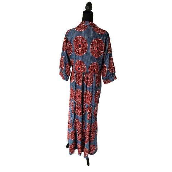 The OULA Maxi Print Dress - Size Medium - Never Worn - Picture 8 of 12